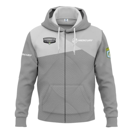 Zipper Hoodie Fishing Tournaments Sport Classic Hoodie Mercury Bassmaster Elite Tournament Hoodie