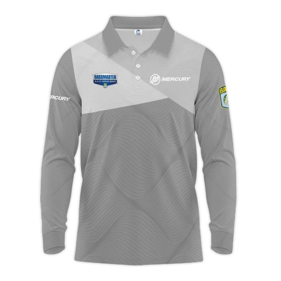 Long Polo Fishing Tournaments Sport Classic Polo Shirt Mercury B.A.S.S. Nation Tournament Polo Shirt