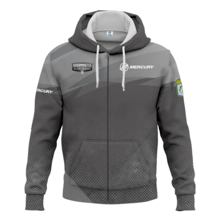 Zipper Hoodie Fishing Tournaments Sport Classic Hoodie Mercury Bassmaster Elite Tournament Hoodie