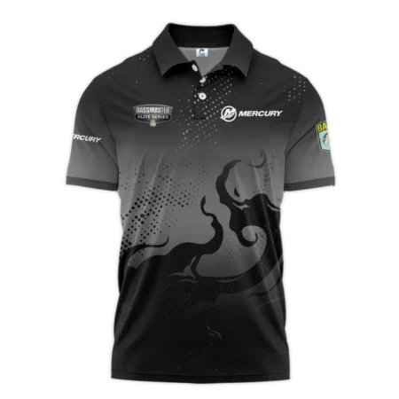 Short Polo Fishing Tournaments Sport Classic Polo Shirt Mercury Bassmaster Elite Tournament Polo Shirt