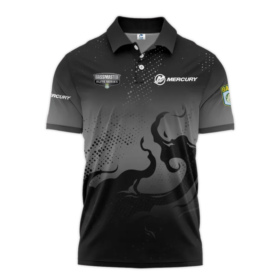 Short Polo Fishing Tournaments Sport Classic Polo Shirt Mercury Bassmaster Elite Tournament Polo Shirt