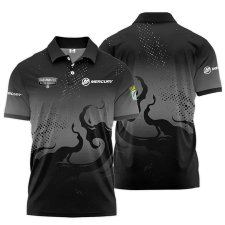 Short Polo Fishing Tournaments Sport Classic Polo Shirt Mercury Bassmaster Elite Tournament Polo Shirt