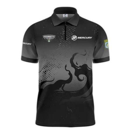 Zipper Polo Fishing Tournaments Sport Classic Polo Shirt Mercury Bassmaster Elite Tournament Polo Shirt