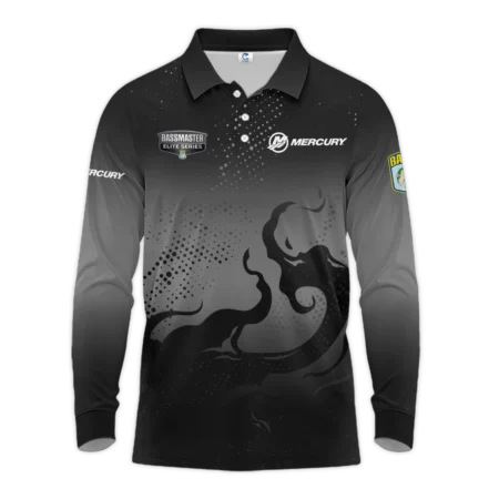 Long Polo Fishing Tournaments Sport Classic Polo Shirt Mercury Bassmaster Elite Tournament Polo Shirt