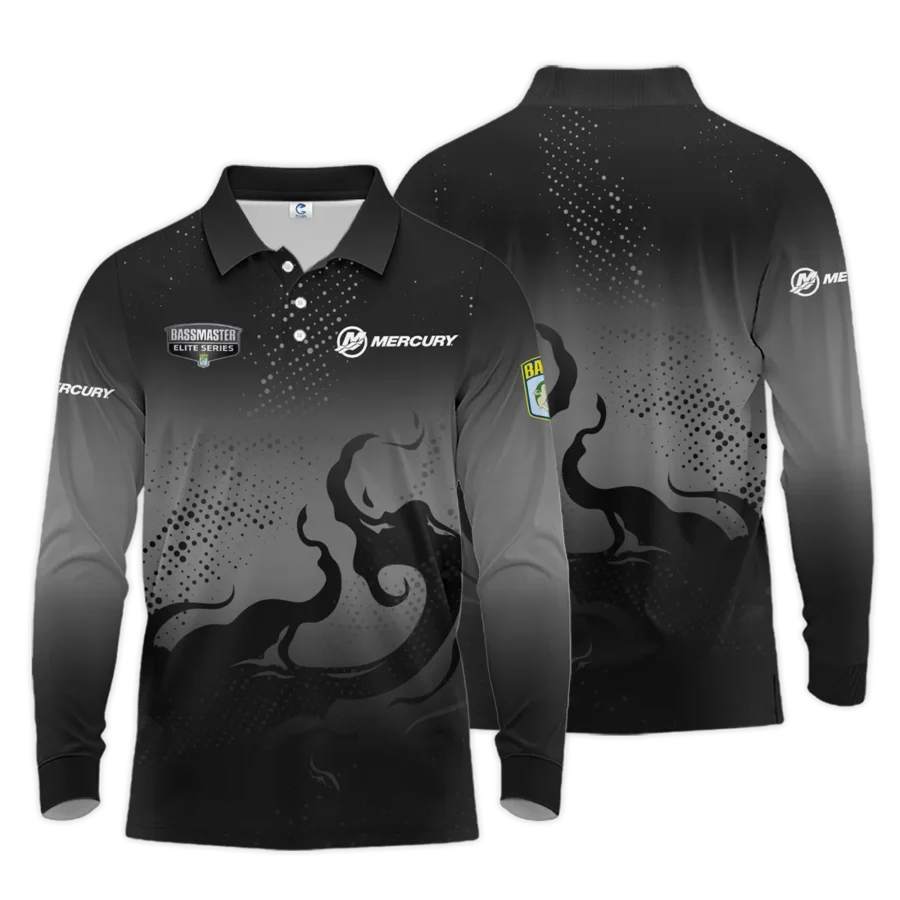 Long Polo Fishing Tournaments Sport Classic Polo Shirt Mercury Bassmaster Elite Tournament Polo Shirt