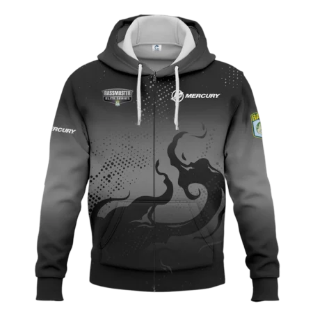 Zipper Hoodie Fishing Tournaments Sport Classic Hoodie Mercury Bassmaster Elite Tournament Hoodie