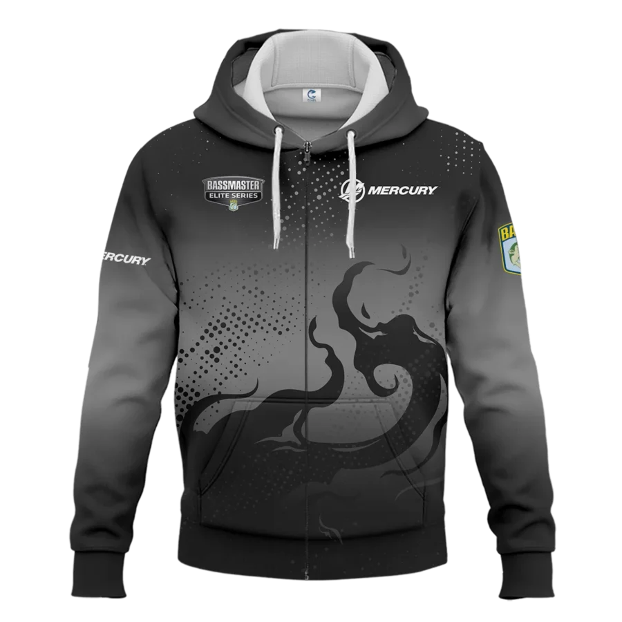 Zipper Hoodie Fishing Tournaments Sport Classic Hoodie Mercury Bassmaster Elite Tournament Hoodie