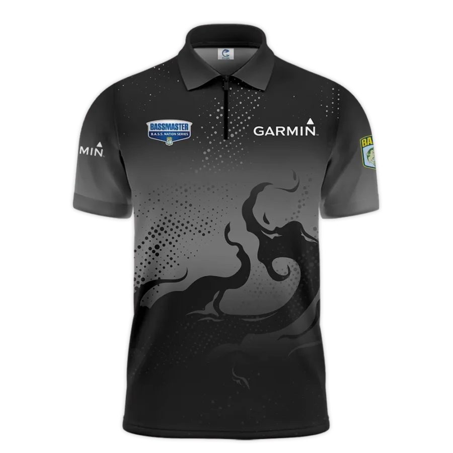 Zipper Polo Fishing Tournaments Sport Classic Polo Shirt Garmin B.A.S.S. Nation Tournament Polo Shirt