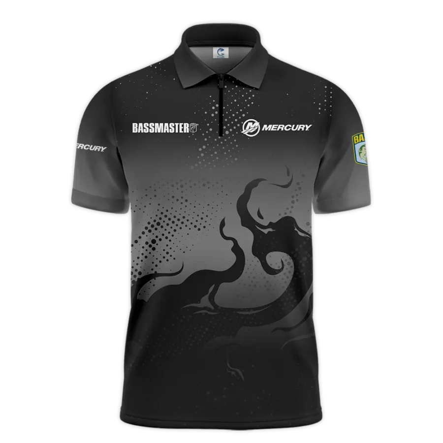 Zipper Polo Fishing Tournaments Sport Classic Polo Shirt Mercury Bassmasters Tournament Polo Shirt