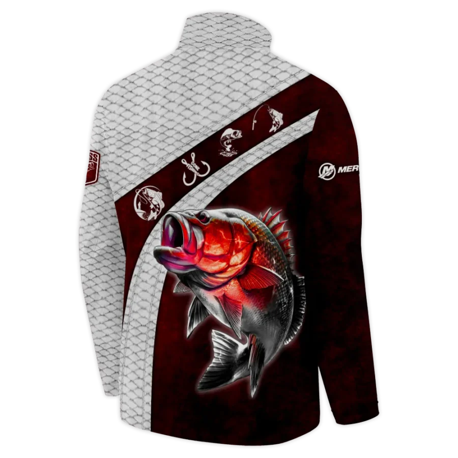 Fishing Tournaments Sport Classic Jacket Mercury Bassmasters Tournament Stand Collar Jacket