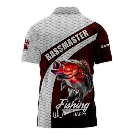 Zipper Polo Fishing Tournaments Sport Classic Polo Shirt Garmin Bassmasters Tournament Polo Shirt