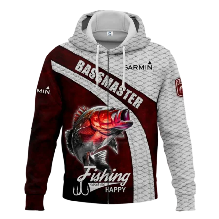 Zipper Hoodie Fishing Tournaments Sport Classic Hoodie Garmin Bassmasters Tournament Hoodie