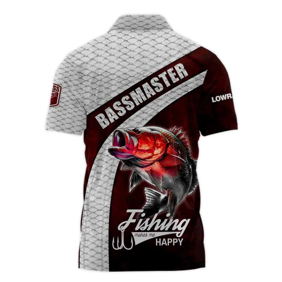 Short Polo Fishing Tournaments Sport Classic Polo Shirt Lowrance Bassmasters Tournament Polo Shirt