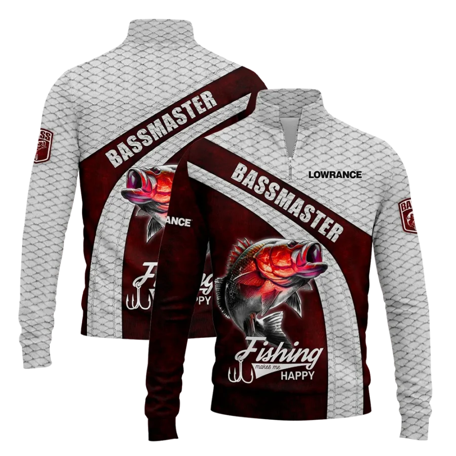 Fishing Tournaments Sport Classic Jacket Lowrance Bassmasters Tournament Quarter-Zip Jacket