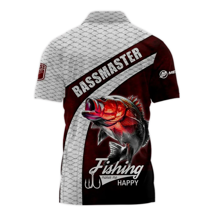 Short Polo Fishing Tournaments Sport Classic Polo Shirt Mercury Bassmasters Tournament Polo Shirt