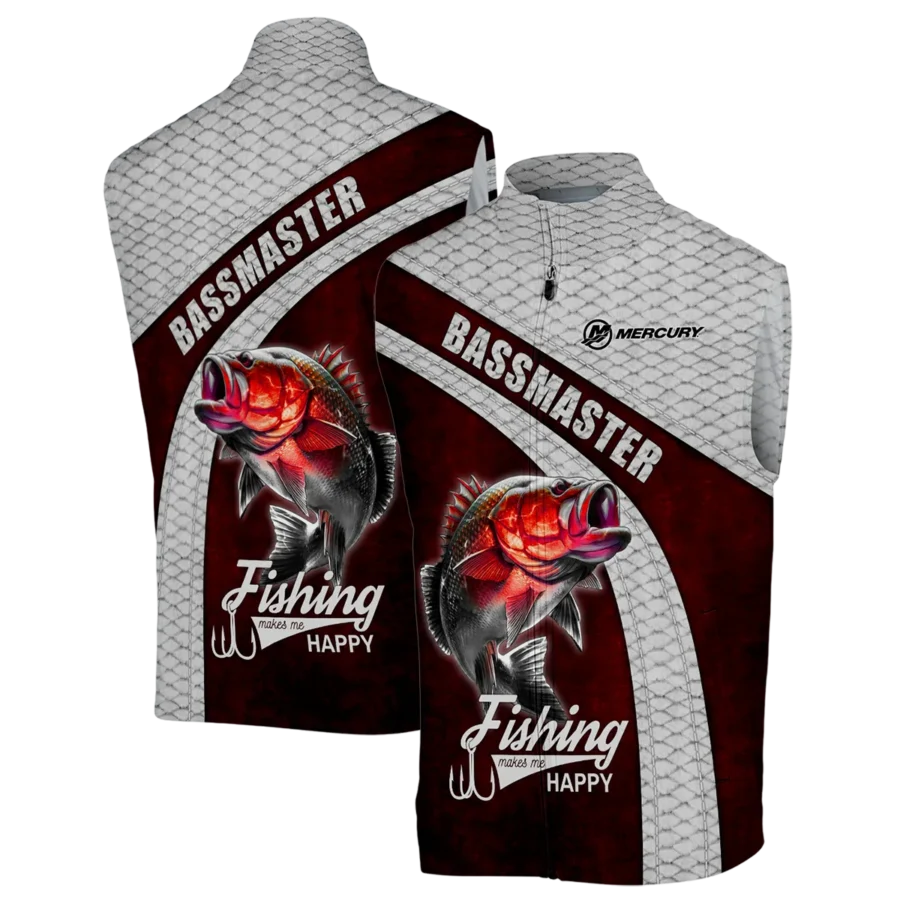 Fishing Tournaments Sport Classic Jacket Mercury Bassmasters Tournament Sleeveless Jacket