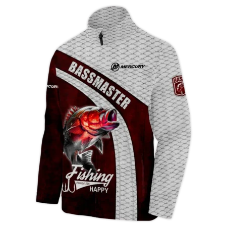 Fishing Tournaments Sport Classic Jacket Mercury Bassmasters Tournament Stand Collar Jacket