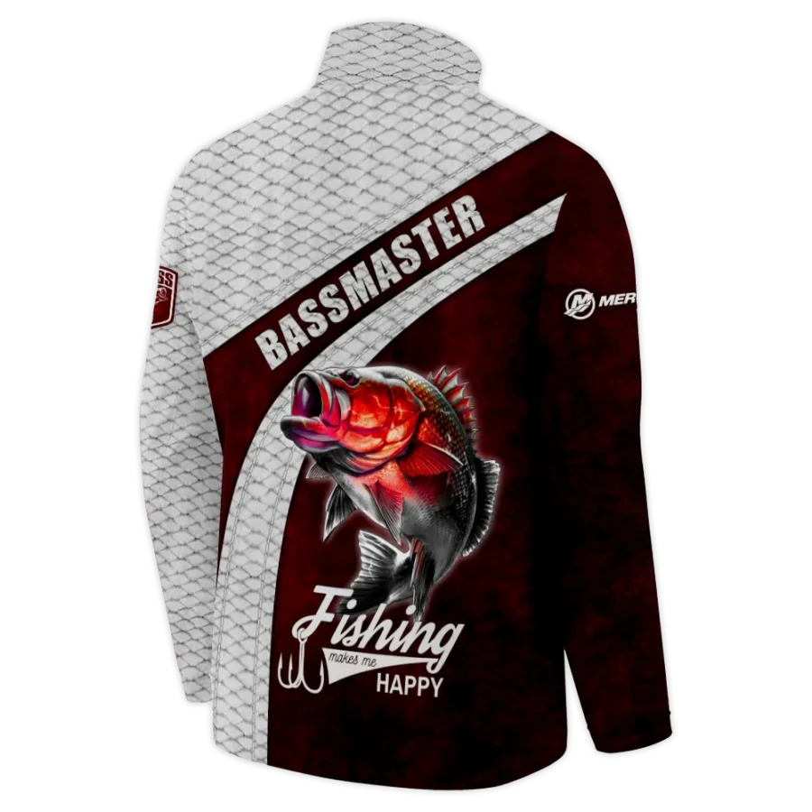 Fishing Tournaments Sport Classic Jacket Mercury Bassmasters Tournament Stand Collar Jacket