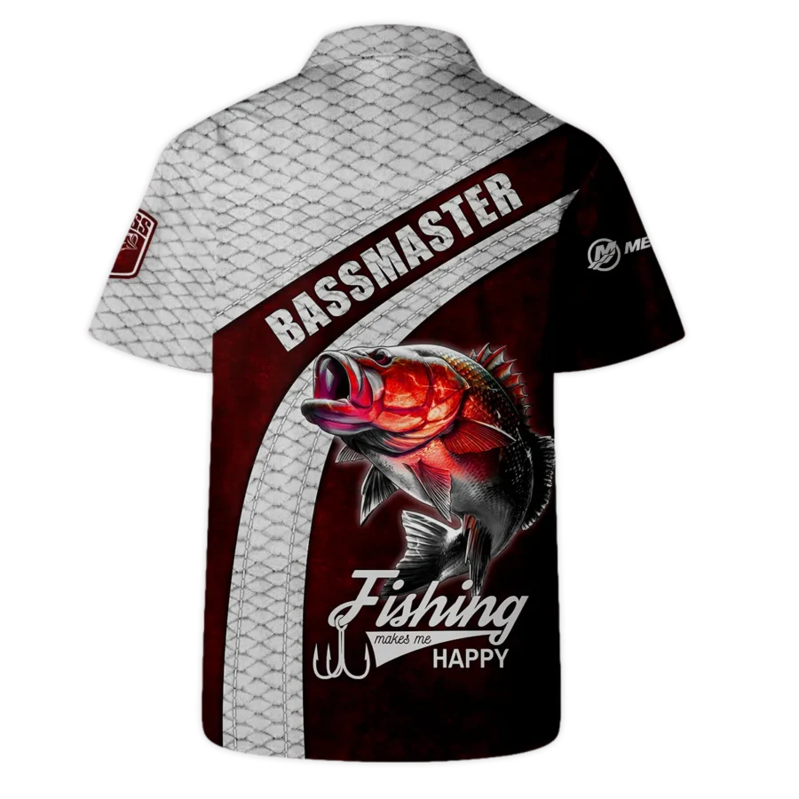 Fishing Tournaments Sport Classic Hawaiian Shirt Mercury Bassmasters Tournament Hawaiian Shirt