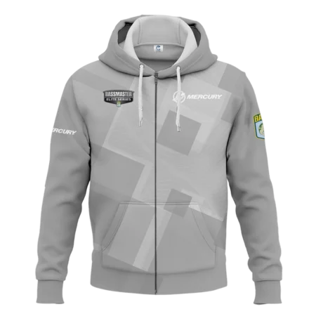 Zipper Hoodie Fishing Tournaments Sport Classic Hoodie Mercury Bassmaster Elite Tournament Hoodie