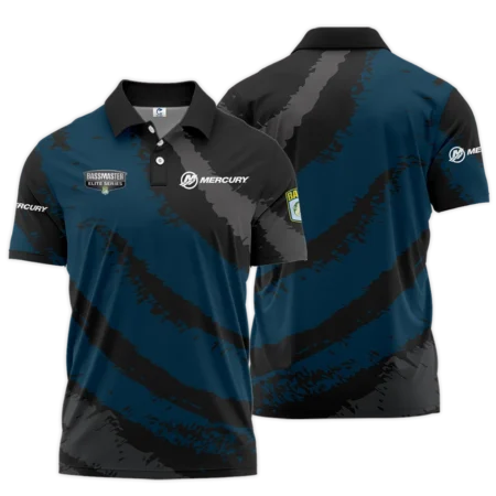 Short Polo Fishing Tournaments Sport Classic Polo Shirt Mercury Bassmaster Elite Tournament Polo Shirt