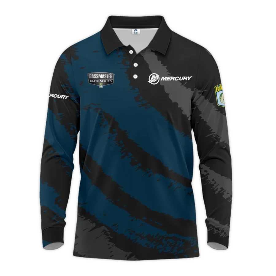 Long Polo Fishing Tournaments Sport Classic Polo Shirt Mercury Bassmaster Elite Tournament Polo Shirt