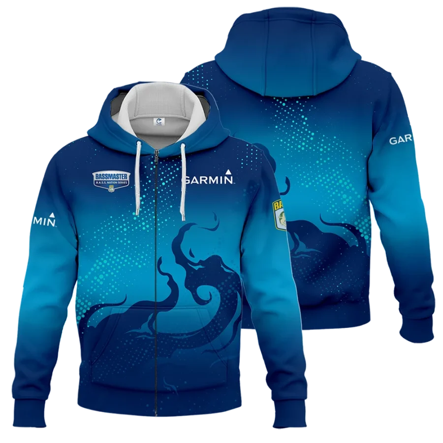 Zipper Hoodie Fishing Tournaments Sport Classic Hoodie Garmin B.A.S.S. Nation Tournament Hoodie