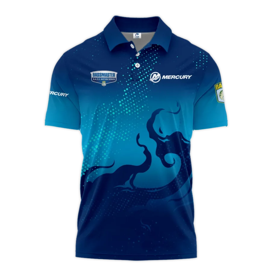 Short Polo Fishing Tournaments Sport Classic Polo Shirt Mercury B.A.S.S. Nation Tournament Polo Shirt