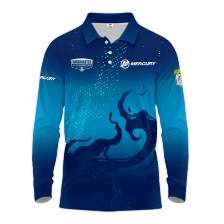 Long Polo Fishing Tournaments Sport Classic Polo Shirt Mercury B.A.S.S. Nation Tournament Polo Shirt