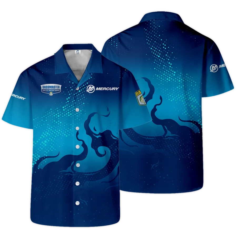 Fishing Tournaments Sport Classic Hawaiian Shirt Mercury B.A.S.S. Nation Tournament Hawaiian Shirt