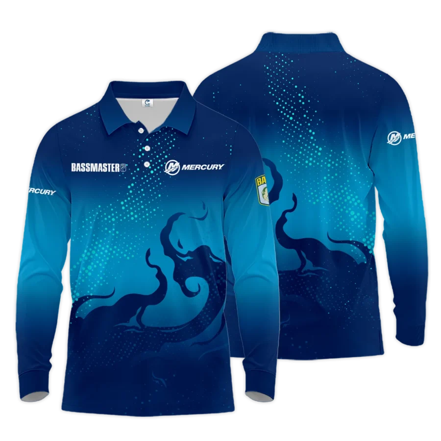 Long Polo Fishing Tournaments Sport Classic Polo Shirt Mercury Bassmasters Tournament Polo Shirt