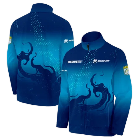 Fishing Tournaments Sport Classic Jacket Mercury Bassmasters Tournament Stand Collar Jacket