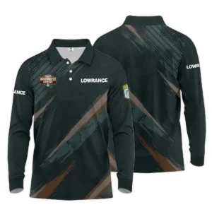 Zipper Polo Fishing Tournaments Sport Classic Polo Shirt Lowrance Bassmaster Elite Tournament Polo Shirt