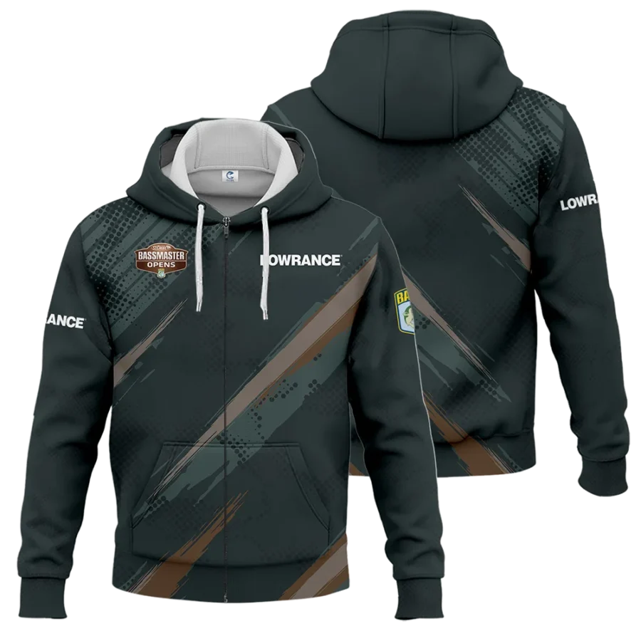 Zipper Hoodie Fishing Tournaments Sport Classic Hoodie Lowrance Bassmaster Opens Tournament Hoodie