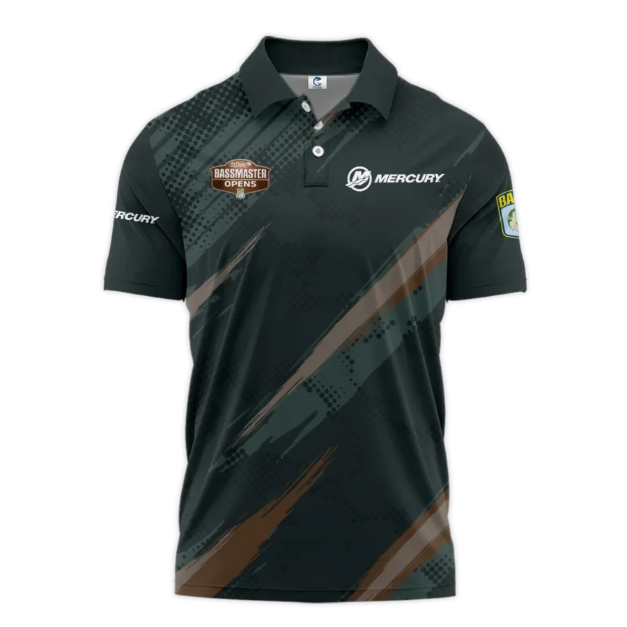 Short Polo Fishing Tournaments Sport Classic Polo Shirt Mercury Bassmaster Opens Tournament Polo Shirt