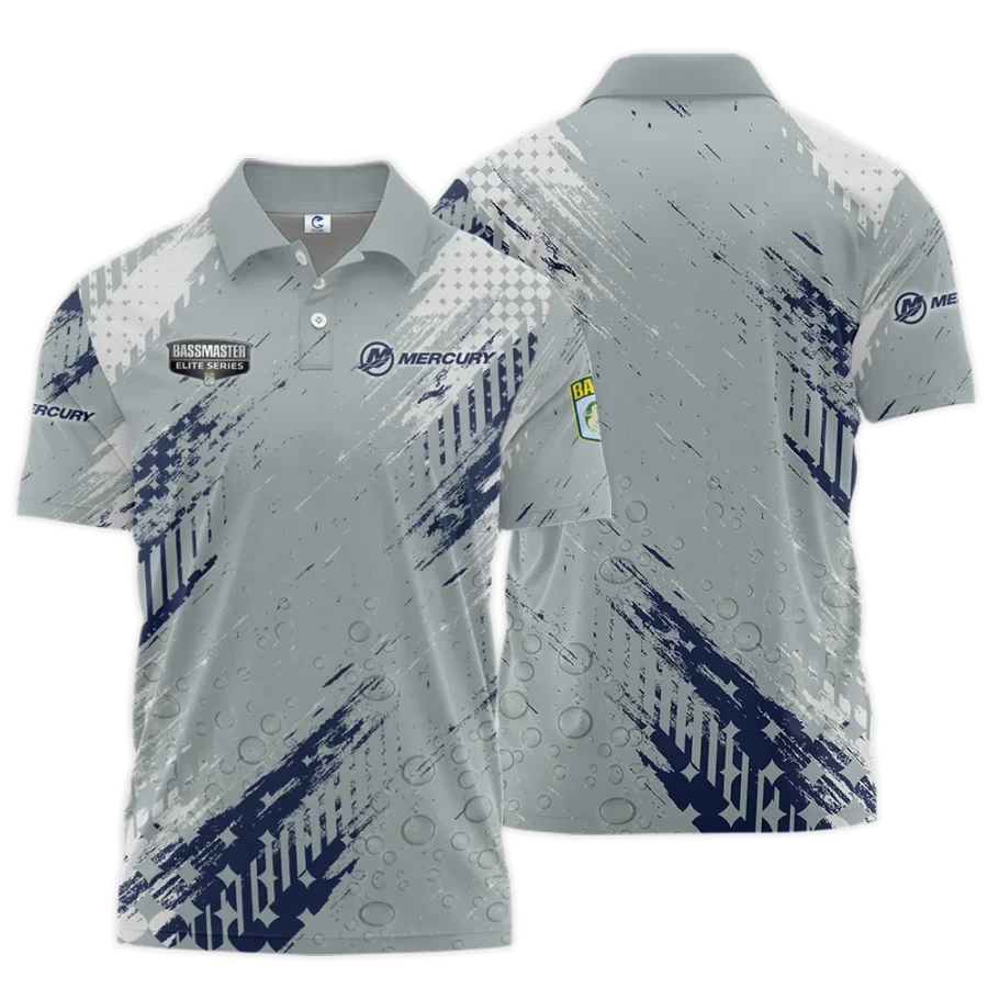 Short Polo Fishing Tournaments Sport Classic Polo Shirt Mercury Bassmaster Elite Tournament Polo Shirt