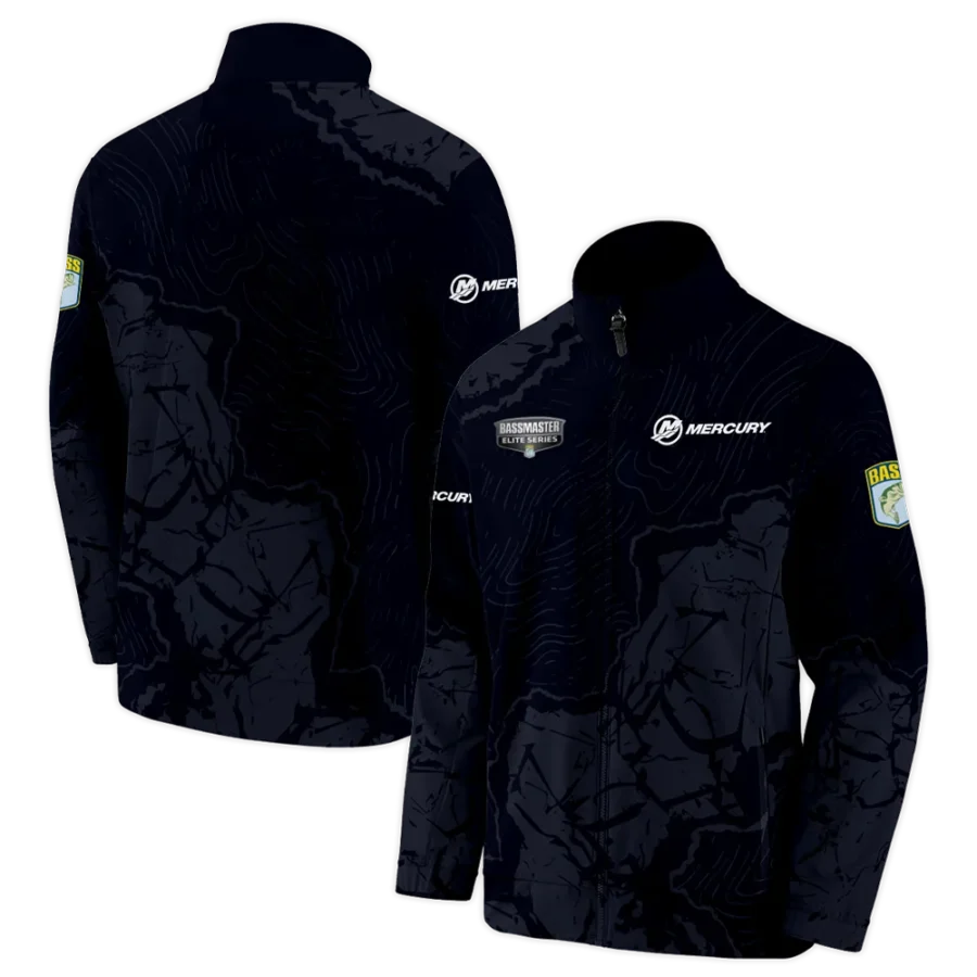 Fishing Tournaments Sport Classic Jacket Mercury Bassmaster Elite Tournament Stand Collar Jacket