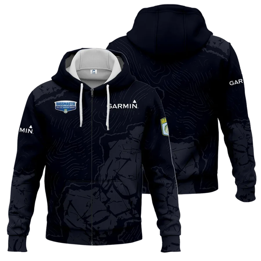 Zipper Hoodie Fishing Tournaments Sport Classic Hoodie Garmin B.A.S.S. Nation Tournament Hoodie