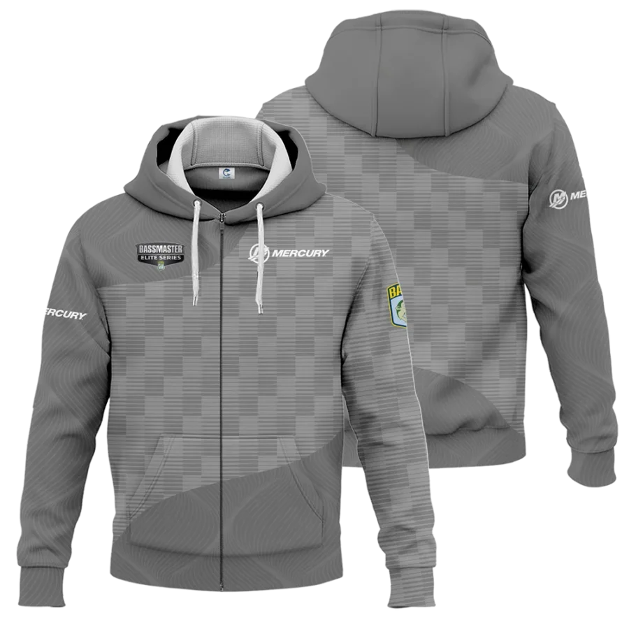 Zipper Hoodie Fishing Tournaments Sport Classic Hoodie Mercury Bassmaster Elite Tournament Hoodie