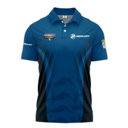 Short Polo Fishing Tournaments Sport Classic Polo Shirt Mercury Bassmaster Elite Tournament Polo Shirt