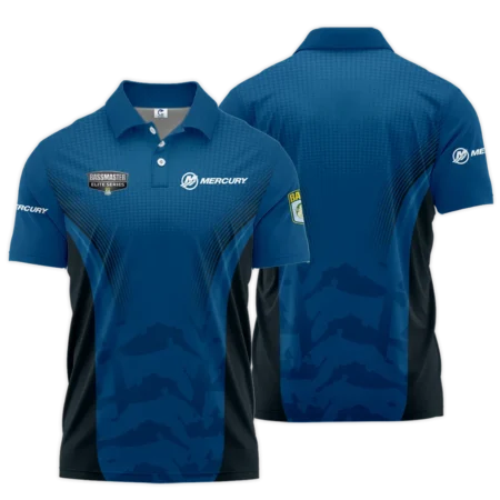 Short Polo Fishing Tournaments Sport Classic Polo Shirt Mercury Bassmaster Elite Tournament Polo Shirt