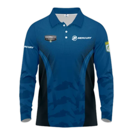 Long Polo Fishing Tournaments Sport Classic Polo Shirt Mercury Bassmaster Elite Tournament Polo Shirt