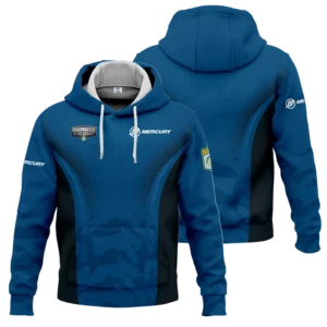 Zipper Hoodie Fishing Tournaments Sport Classic Hoodie Mercury Bassmaster Elite Tournament Hoodie