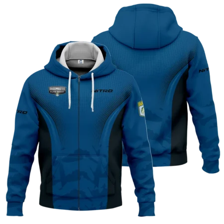 Zipper Hoodie Fishing Tournaments Sport Classic Hoodie Nitro Bassmaster Elite Tournament Hoodie