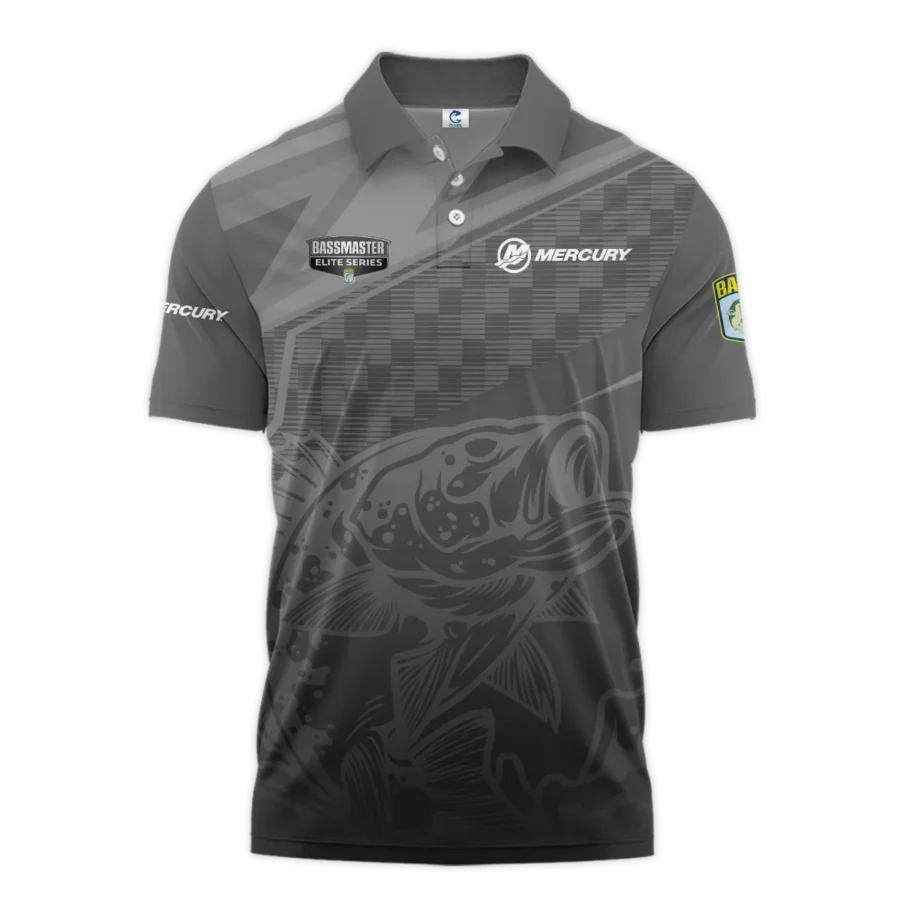 Short Polo Fishing Tournaments Sport Classic Polo Shirt Mercury Bassmaster Elite Tournament Polo Shirt