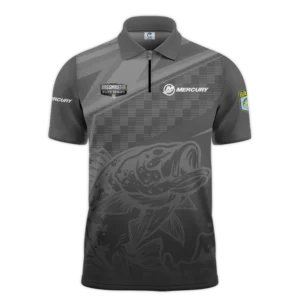 Long Polo Fishing Tournaments Sport Classic Polo Shirt Mercury Bassmaster Elite Tournament Polo Shirt