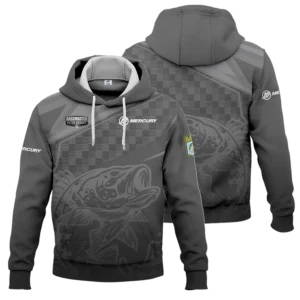 Zipper Hoodie Fishing Tournaments Sport Classic Hoodie Mercury Bassmaster Elite Tournament Hoodie