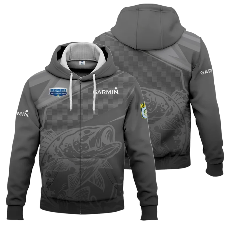 Zipper Hoodie Fishing Tournaments Sport Classic Hoodie Garmin B.A.S.S. Nation Tournament Hoodie