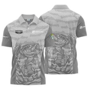 Long Polo Fishing Tournaments Sport Classic Polo Shirt Mercury Bassmaster Elite Tournament Polo Shirt