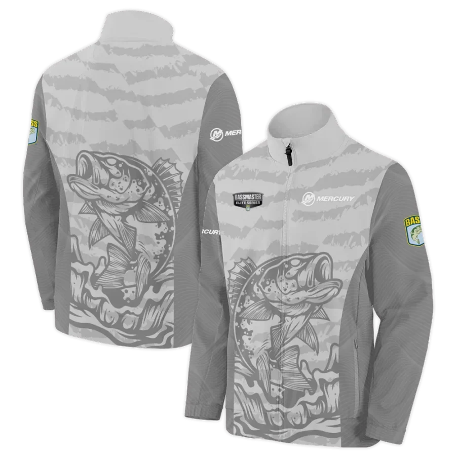 Fishing Tournaments Sport Classic Jacket Mercury Bassmaster Elite Tournament Stand Collar Jacket